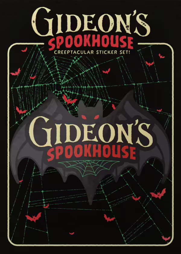 Gideon's Spookhouse Sticker Pack 1 - Image 4