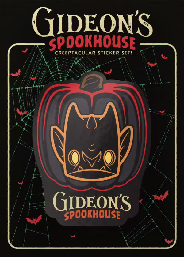 Gideon's Spookhouse Sticker Pack 1 - Image 2