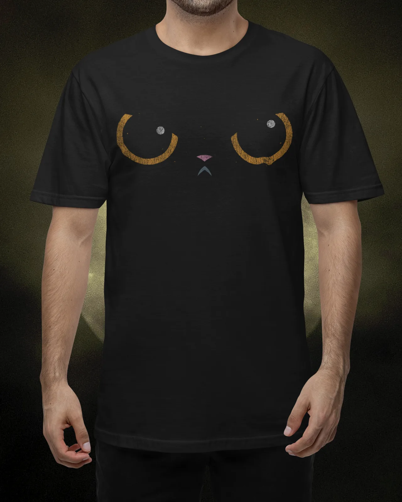 Black Cat Eyes T-Shirt - Gideon's Merch